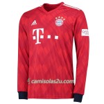 Camisolas de Futebol FC Bayern München Equipamento Principal 2018/19 Manga Comprida